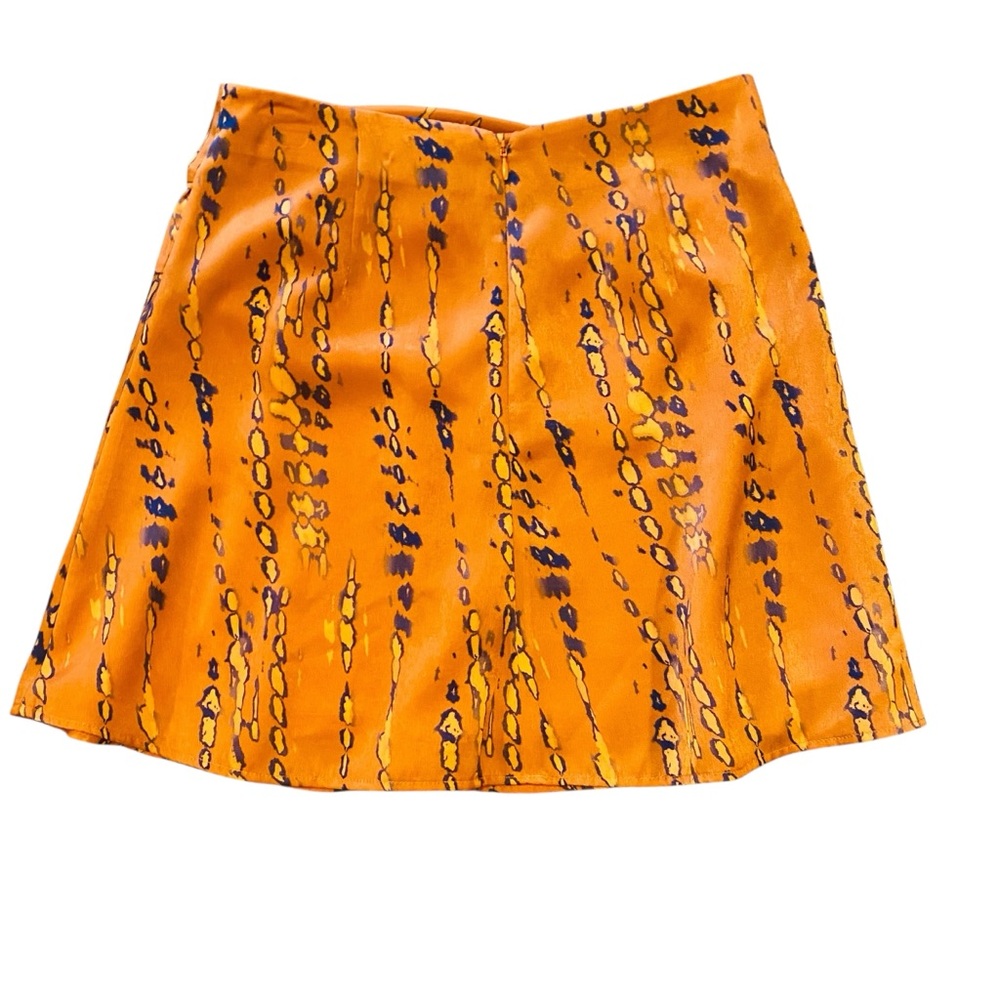 House of Harlow 1960 X REVOLVE Sheila Skirt Tie Dye Multi Print Mini Skirt sz M - Picture 6 of 10